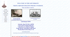 Desktop Screenshot of leiferiksonvikingship.com